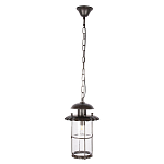 Уличный подвесной светильник с цилиндрическим плафоном на цепи Elysian Lanterns варинант исполнения - 1 | Loft Concept в Грозном