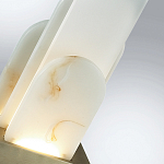 Настольная лампа с белыми вертикальными элементами Alabaster Totem   варинант исполнения - 7 | Loft Concept в Грозном