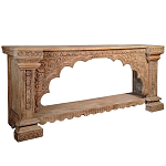 Большая Этническая Консоль с резным орнаментом  варинант исполнения - 1 | Loft Concept в Грозном