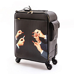Чемодан дорожный SELETTI Travel Kit Trolley Lipstick Black варинант исполнения - 3 | Loft Concept в Грозном