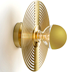 Бра в виде металлического диска Amadis Gold Wall Lamp варинант исполнения - 2 | Loft Concept в Грозном