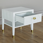 Прикроватная тумбочка с ящиком Elsa Dreams White варинант исполнения - 2 | Loft Concept в Грозном