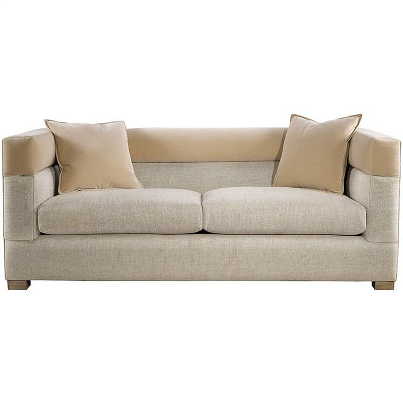 Диван Modena Sofa Linen and Velvet Sofa Бежевый Диван Modena Sofa Linen and Velvet Sofa Бежевый в Грозном | Loft Concept