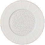 Обеденный сервиз белого цвета из фарфора на 6 персон 23 предмета Floral Charm варинант исполнения - 1 | Loft Concept в Грозном