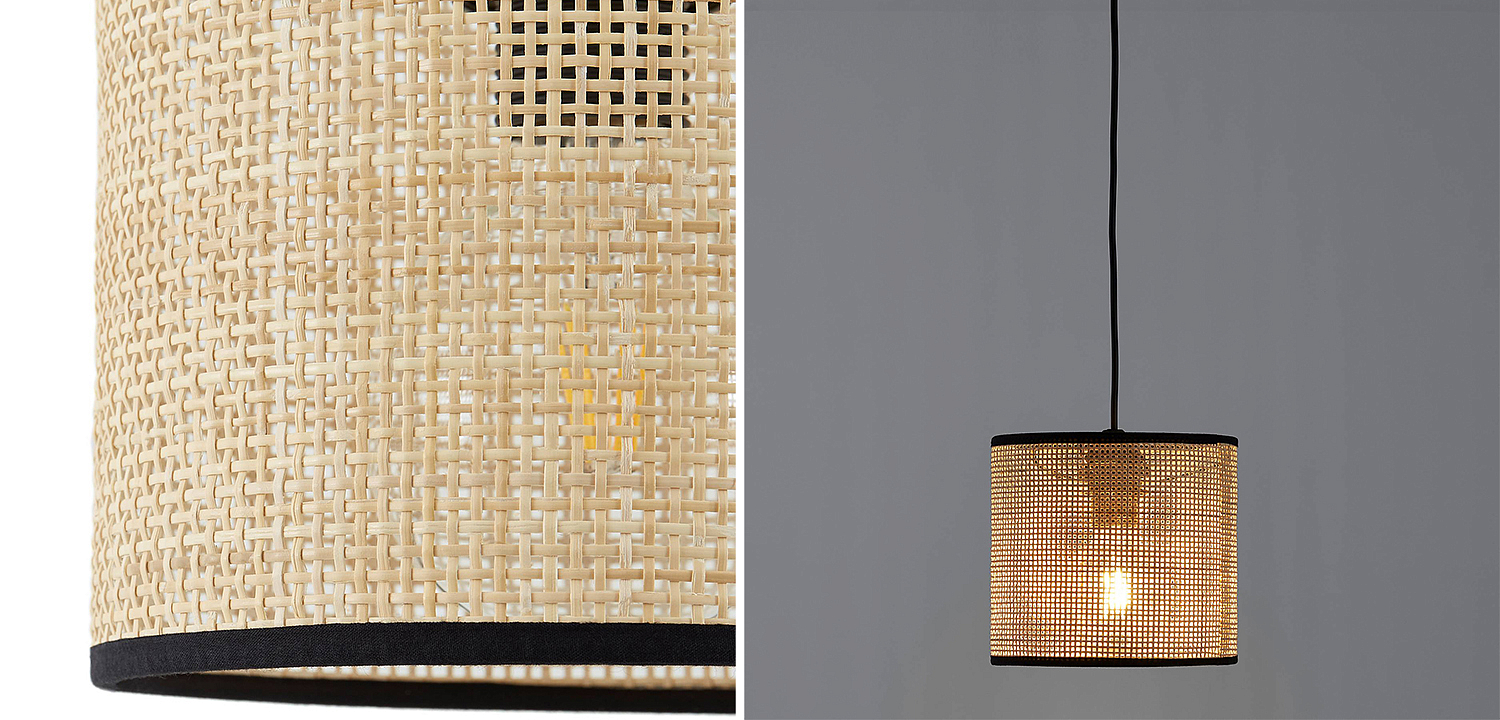 Подвесной светильник Ottar Wicker beige black Подвесной светильник Ottar Wicker beige black - Loft-Concept в Грозном