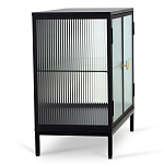 Сервант двухдверный с рифленым стеклом The Keeper варинант исполнения - 2 | Loft Concept в Грозном