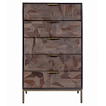 Высокая тумба с выдвижными ящиками Mosaic варинант исполнения - 1 | Loft Concept в Грозном