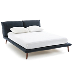 Двуспальная кровать с мягким изголовьем Daniel Bed варинант исполнения - 1 | Loft Concept в Грозном