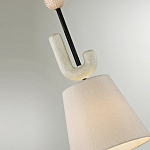 Подвесной светильник с бежевым тканевым плафоном Flourish варинант исполнения - 4 | Loft Concept в Грозном