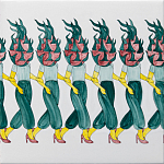 Плитка дизайнерская Фруктовый лес варинант исполнения - 2 | Loft Concept в Грозном