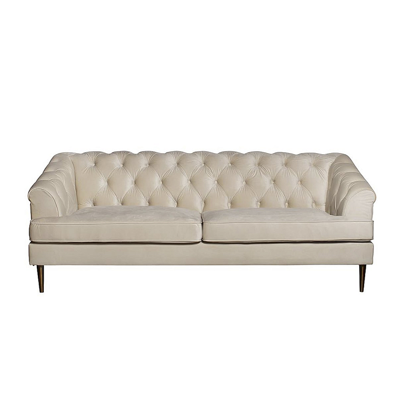 Anthropologie Velvet Cadwyn Sofa Диван ivory ( слоновая кость ) Anthropologie Velvet Cadwyn Sofa Диван ivory ( слоновая кость ) в Грозном | Loft Concept