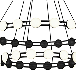 Люстра двухъярусная с круглыми светодиодными источниками света Maxine Light варинант исполнения - 5 | Loft Concept в Грозном