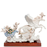 Статуэтка фарфоровая Небесная колесница Charming Statuette варинант исполнения - 1 | Loft Concept в Грозном