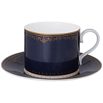 Чайный набор из фарфора синий на 6 персон 12 предметов 300 мл Porcelain Horse Set  варинант исполнения - 1 | Loft Concept в Грозном