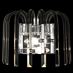 Бра цвета никель с изогнутыми хрустальными элементами Radiant Ribbons варинант исполнения - 1 | Loft Concept в Грозном