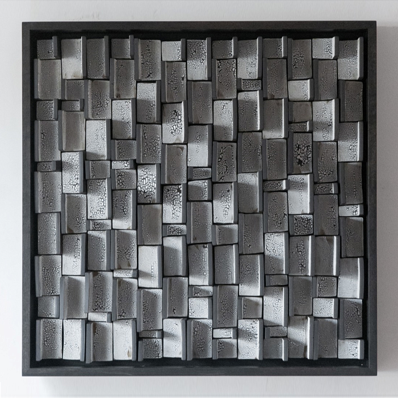 Абстрактное Объемное Панно Industrial panel Travers Coals Серый в Грозном | Loft Concept 