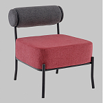 Кресло Ponpoun тёмно-серый бордо варинант исполнения - 1 | Loft Concept в Грозном