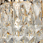 Потолочный светильник круглый с прозрачными подвесками Lunet варинант исполнения - 5 | Loft Concept в Грозном