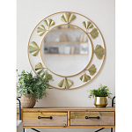 Зеркало настенное в металлическом обрамлении Mirror Golden Portal варинант исполнения - 3 | Loft Concept в Грозном