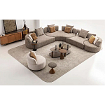 Угловой модульный диван Calypso с поворотным механизмом  варинант исполнения - 12 | Loft Concept в Грозном