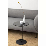 Кофейный столик черный круглый Graceful Base варинант исполнения - 1 | Loft Concept в Грозном