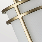 Бра с геометрическим каркасом и матовым белым цилиндрическим плафоном Feiss варинант исполнения - 2 | Loft Concept в Грозном