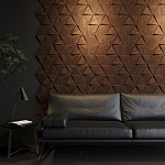 Гипсовая 3D панель с принтографией PM-50 варинант исполнения - 2 | Loft Concept в Грозном