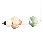 Подвесной светильник линейный с керамическими элементами 24W LED Fragrant Light варинант исполнения - 4 | Loft Concept в Грозном