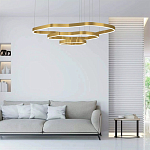 Люстра подвесная с 3-мя ассиметричными светодиодными лампами Golden Current варинант исполнения - 2 | Loft Concept в Грозном