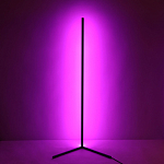 Торшер черного цвета на угловом основании Arteriors варинант исполнения - 3 | Loft Concept в Грозном