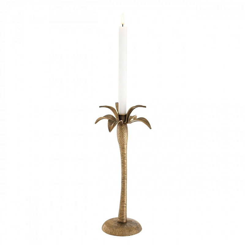 Подсвечник Eichholtz Candle Holder Babylon L Латунь Античная полированная Подсвечник Eichholtz Candle Holder Babylon L Латунь Античная полированная в Грозном | Loft Concept