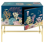 Буфет ручная роспись в морском стиле Cabinet Fondo Marino  варинант исполнения - 3 | Loft Concept в Грозном