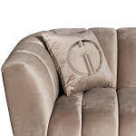 Диван трехместный велюровый серый Island of Comfort варинант исполнения - 2 | Loft Concept в Грозном