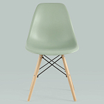 Пластиковый стул на ножках из массива бука Eames Mint варинант исполнения - 3 | Loft Concept в Грозном