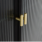 Сервант четырехдверный с рифленым стеклом The Keeper варинант исполнения - 3 | Loft Concept в Грозном