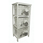 Стеллаж для детской с животными с плетенными корзинами Cute Elephant варинант исполнения - 2 | Loft Concept в Грозном