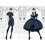 Megan Hess. Elegance варинант исполнения - 6 | Loft Concept в Грозном