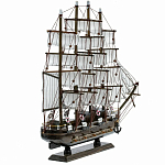 Декоративная модель деревянного тёмно-коричневого парусника в подарочной упаковке With The low варинант исполнения - 2 | Loft Concept в Грозном