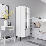 Комод белый с 4-мя дверцами на металлических ножках SPARK MULTIPURPOSE CABINET WHITE варинант исполнения - 6 | Loft Concept в Грозном