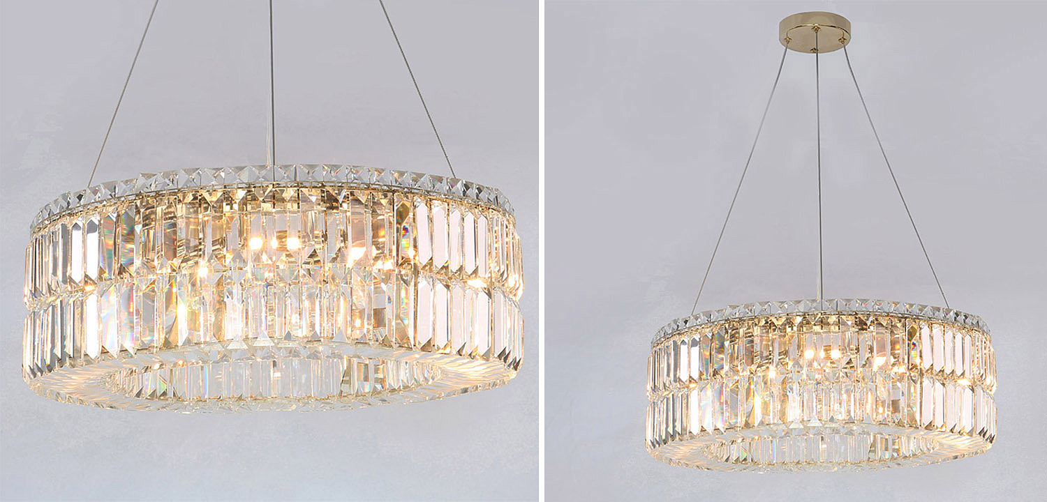 Люстра Darleen Crystal Gold Chandelier 12 Люстра Darleen Crystal Gold Chandelier 12 - Loft-Concept в Грозном