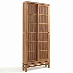 Шкаф из массива тика Okino Wood Cabinet варинант исполнения - 4 | Loft Concept в Грозном