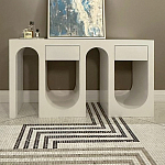 Белая консоль с ящиками Endor White варинант исполнения - 1 | Loft Concept в Грозном