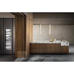 Кухонный гарнитур из массива дуба и камня Ratio Dada Engenereed варинант исполнения - 10 | Loft Concept в Грозном