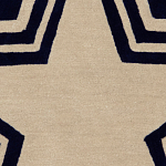 Дизайнерский ковер в виде звезды Poltronova Tappeto Stellina  Navy Blue Grey Rug варинант исполнения - 5 | Loft Concept в Грозном