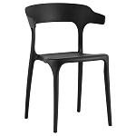 Черный стул из прочного PP-пластика JORIS варинант исполнения - 1 | Loft Concept в Грозном
