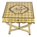 Приставной столик с ящиком в стиле ретро Vintage Rustic Tablecloth варинант исполнения - 4 | Loft Concept в Грозном