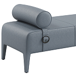 Кушетка Cuba из натуральной кожи с валиком  варинант исполнения - 3 | Loft Concept в Грозном