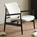 Кресло с каркасом и ножками из древесины и мягкими сиденьем и спинкой Venice варинант исполнения - 2 | Loft Concept в Грозном