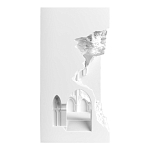 Встраиваемый в стену гипсовый светильник под покраску с эффектом разрушенной стены Antiquity Athena варинант исполнения - 4 | Loft Concept в Грозном