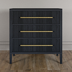 Комод Primo с 3 выдвижными ящиками Черный дуб варинант исполнения - 1 | Loft Concept в Грозном